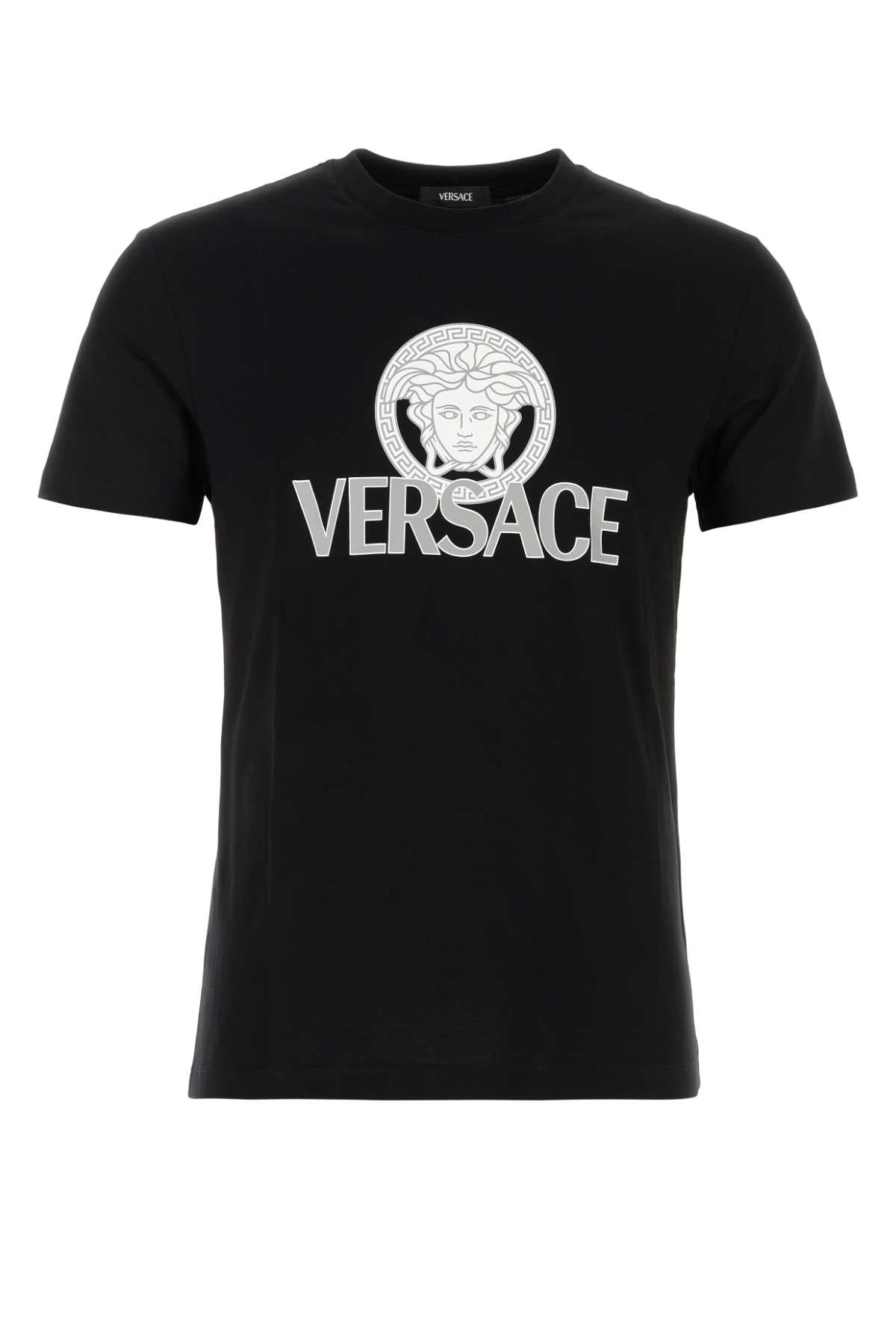 VERSACE T-SHIRT COMPACT COTTON JERSEY FABRIC For Men 1.Outer Fabric:100% CottonTrim:100% Cotton