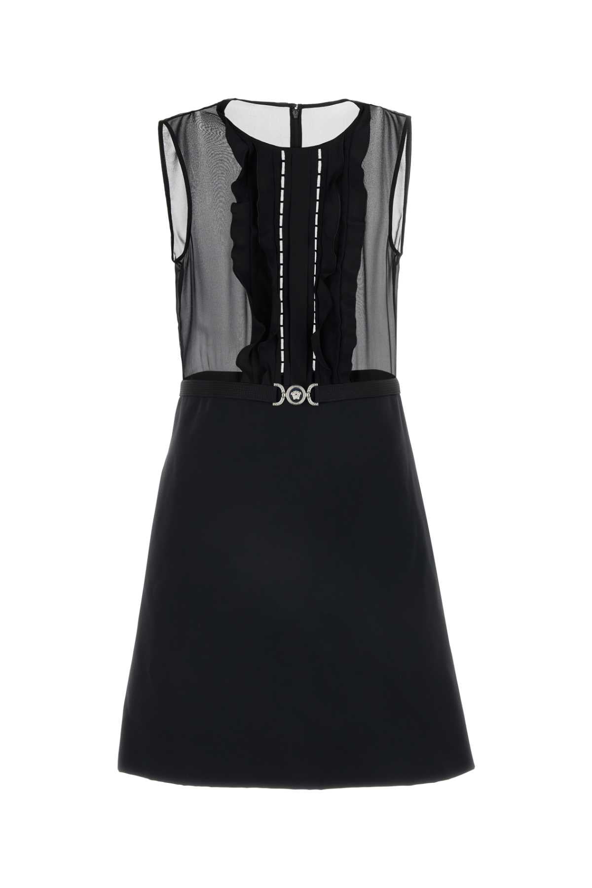 VERSACE DRESS GEORGETTE FABRIC For Women Exterior: 100% Silk Lining: 100% Fabric