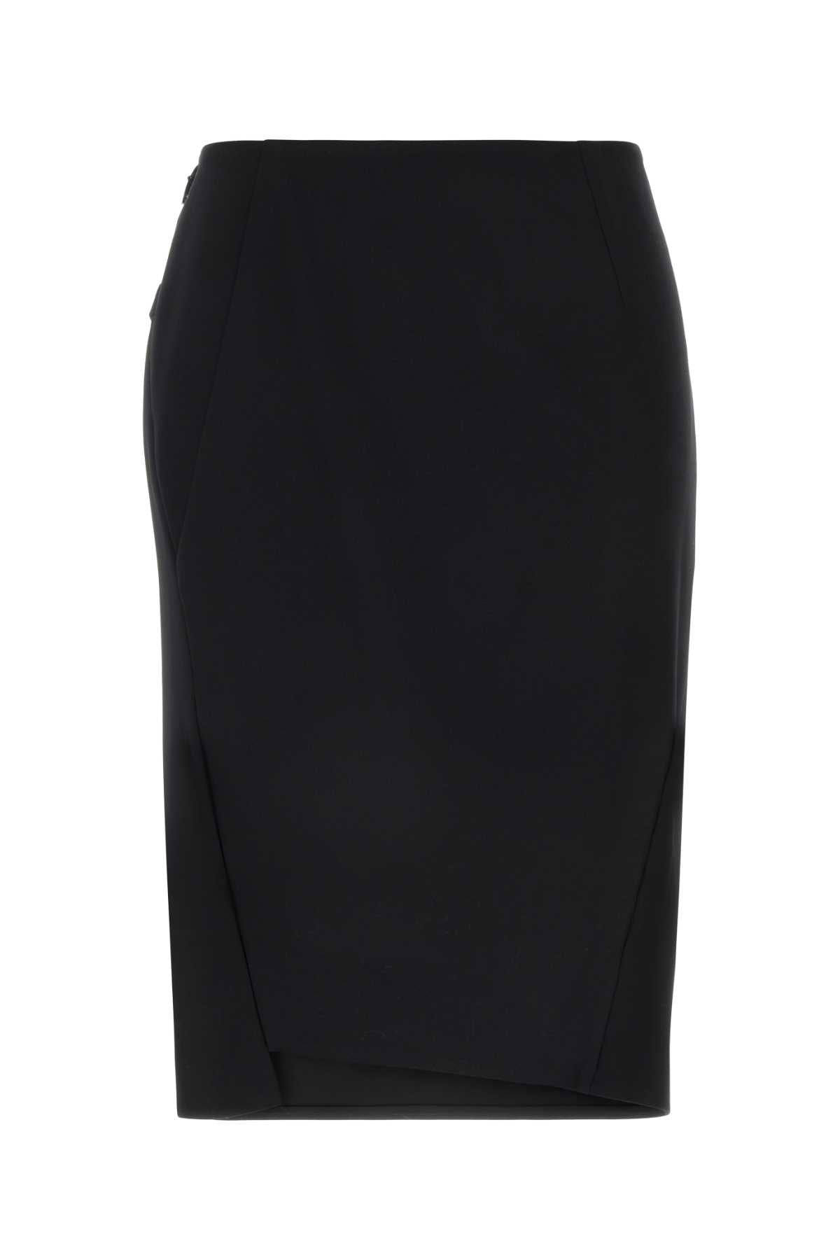 VERSACE SKIRT STRETCH WOOL FABRIC For Women Exterior: 98% Virgin wool 2% Elastane