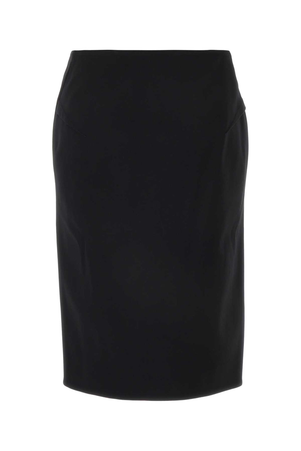 VERSACE SKIRT STRETCH WOOL FABRIC For Women Exterior: 98% Virgin wool 2% Elastane