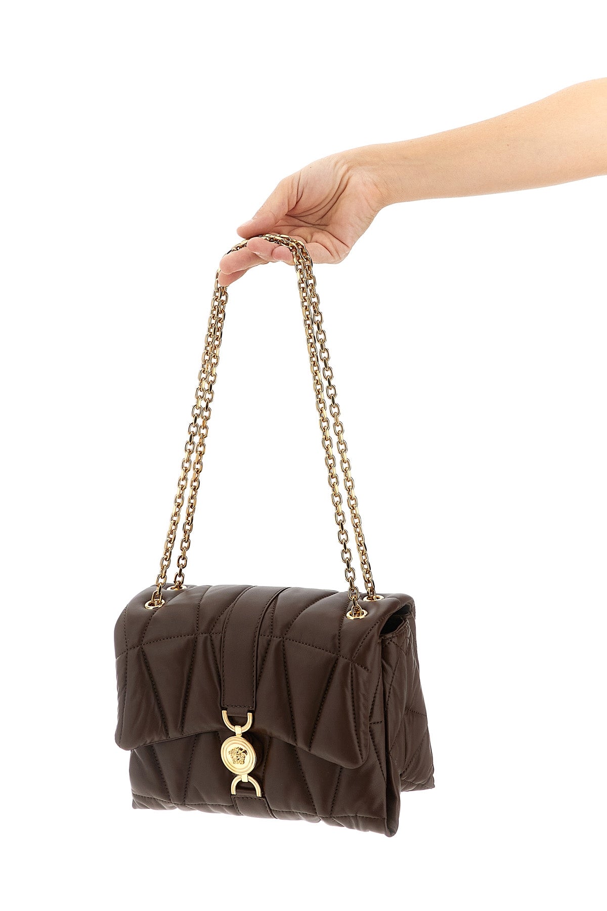 VERSACE 'Kleio' shoulder bag For Women 100% lamb leather (Ovis Aries)