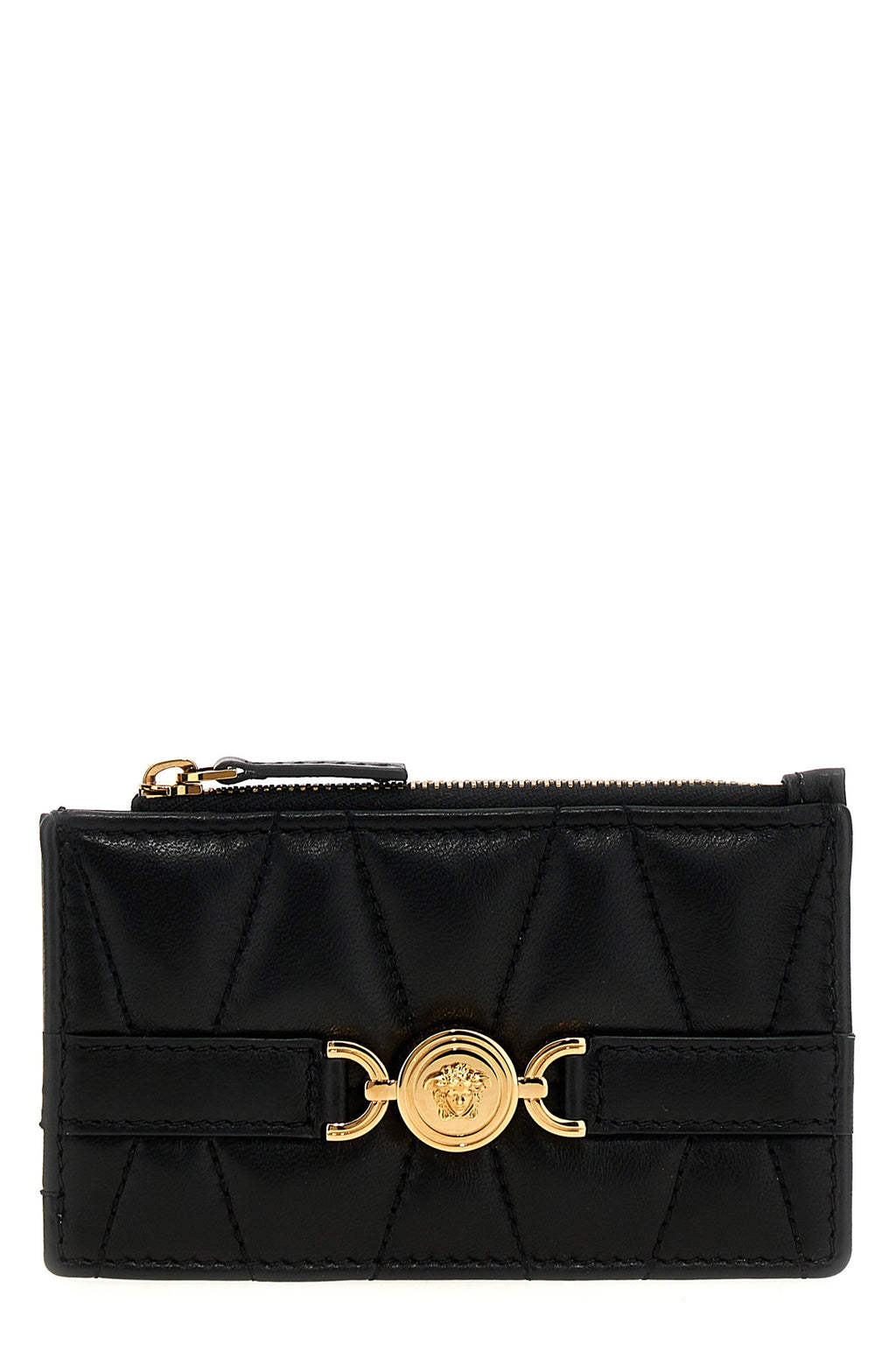 VERSACE 'Medusa' card holder For Women 100% lamb leather (Ovis Aries)