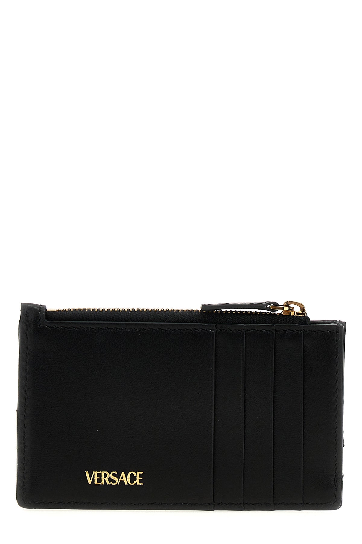 VERSACE 'Medusa' card holder For Women 100% lamb leather (Ovis Aries)