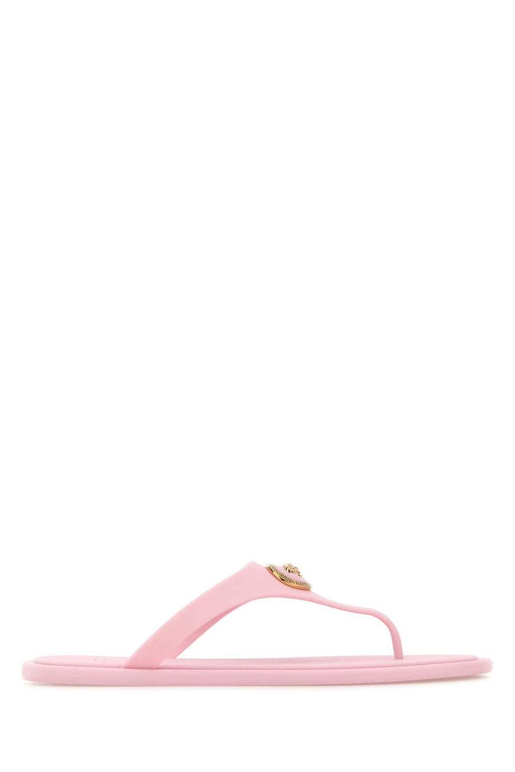 VERSACE SLIDES RUBBER For Women Exterior: 100% Rubber Interior: 100% Rubber Sole: Rubber