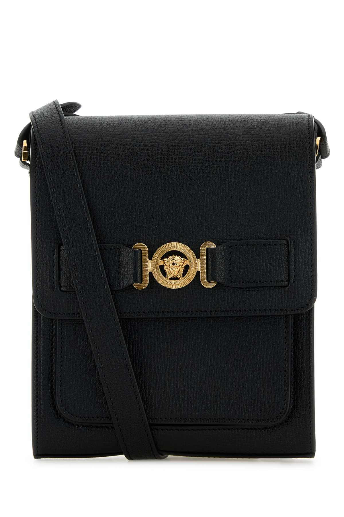 VERSACE VERTICAL MESSENGER GOAT LEATHER For Men Lining 1:100% PolyesterOutside:100% Goat Leather