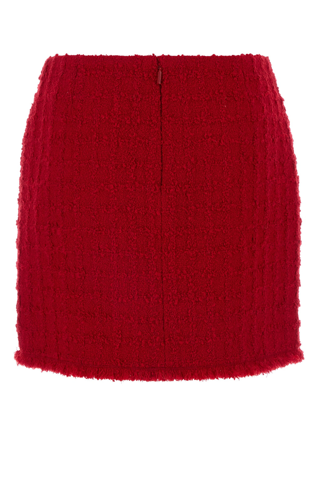 VERSACE SKIRT RESPONSIBLE HERITAGE TEXTURED TWEED For Women 1.Outer Fabric:9% Nylon, 14% Mohair, 77% Pure Virgin Wool2.Lining:100% Pure Virgin WoolLining 1:42% Viscose, 58% Cupro