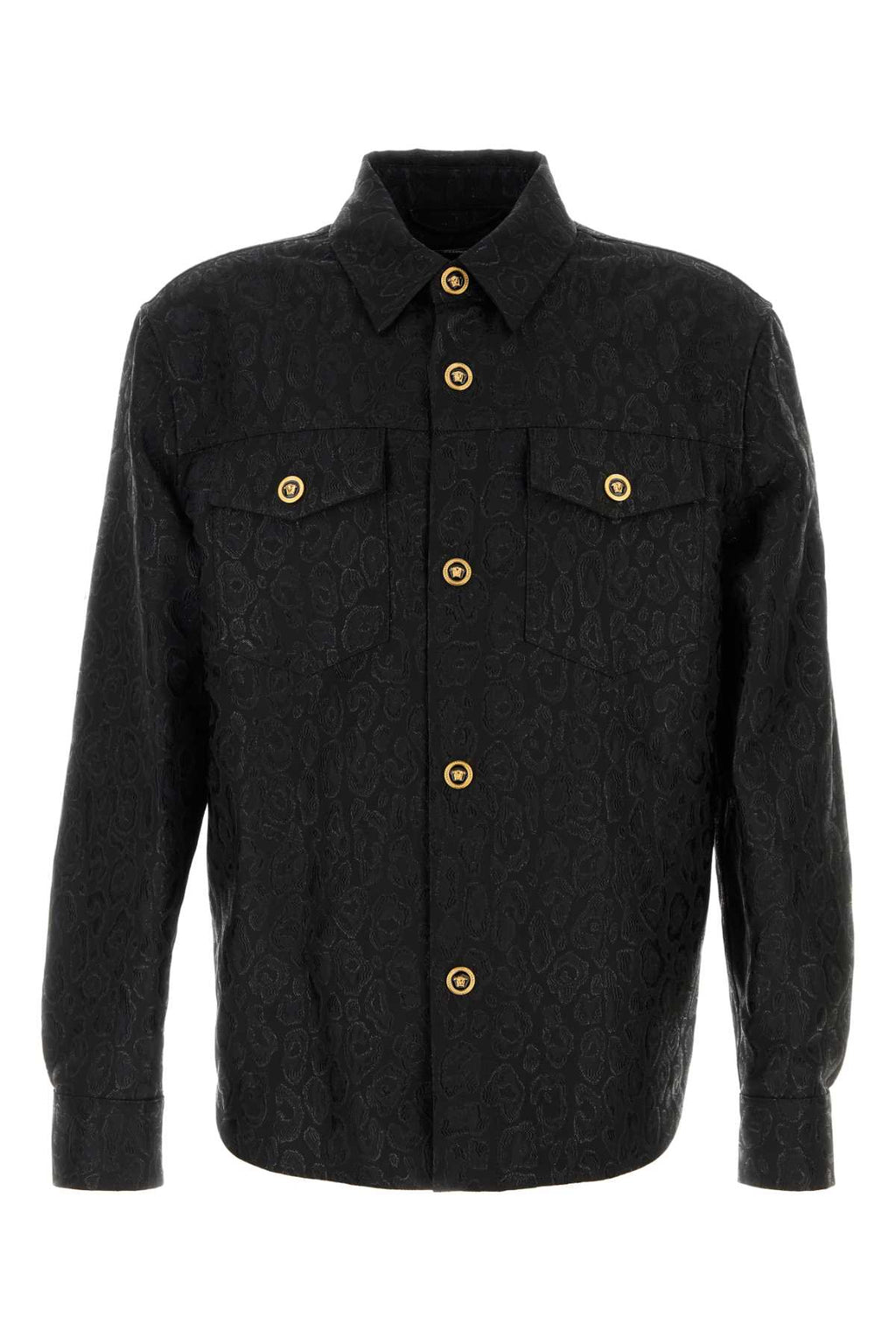 VERSACE BLOUSON FABRIC VISCOSE WOOL JACQUARD LUREX DIS. LE For Men 1.Outer Fabric:4% Nylon, 21% Pure Virgin Wool, 75% Viscose