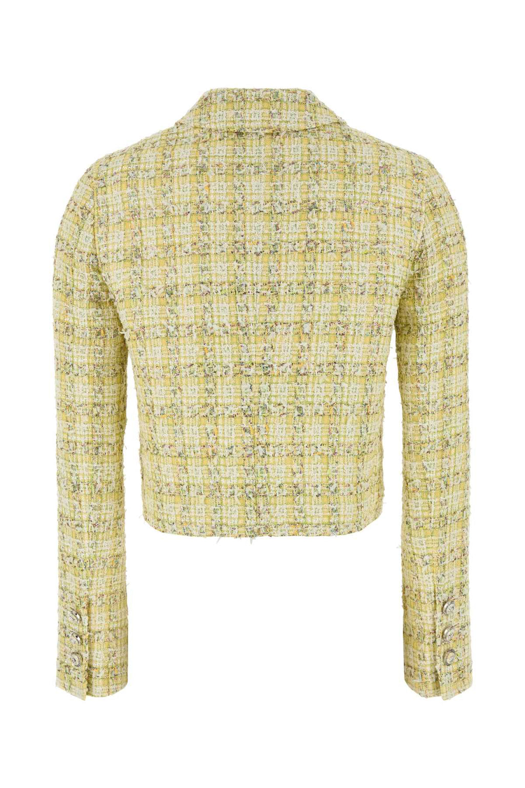 VERSACE INFORMAL JACKET COTTON MIX FANCY TWEED