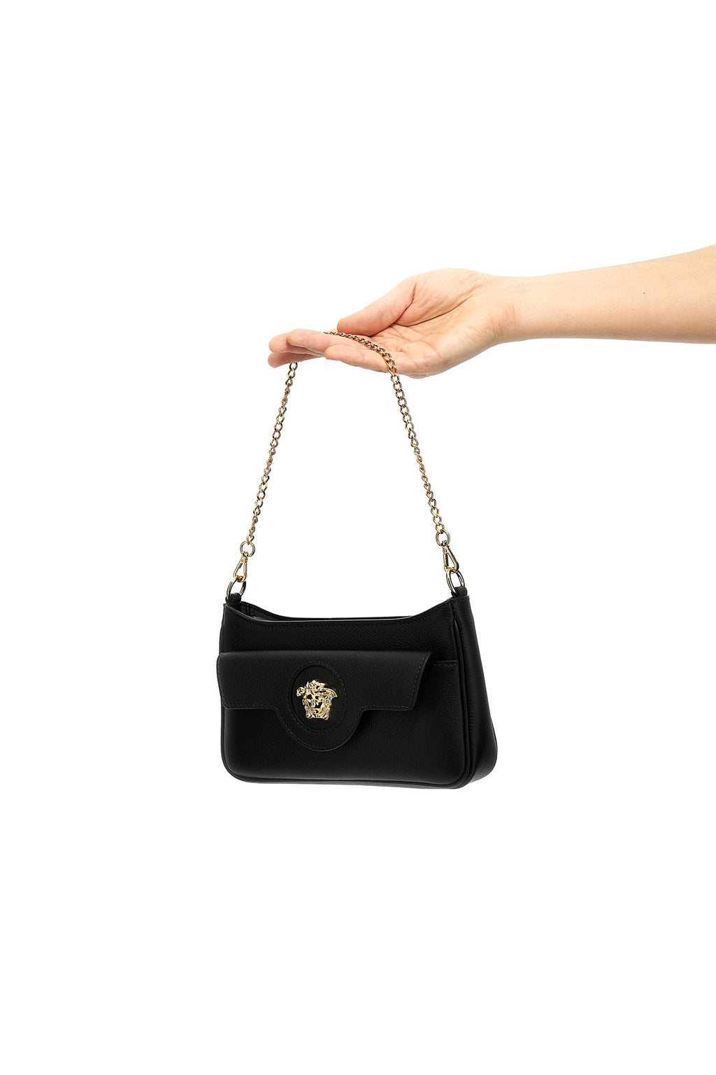 VERSACE 'La Medusa' mini shoulder strap For Women 100% calfskin leather (Bos Taurus)