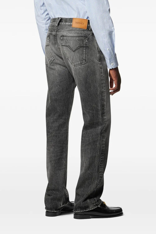 VERSACE 'Stone wash' jeans For Men 100% cotton