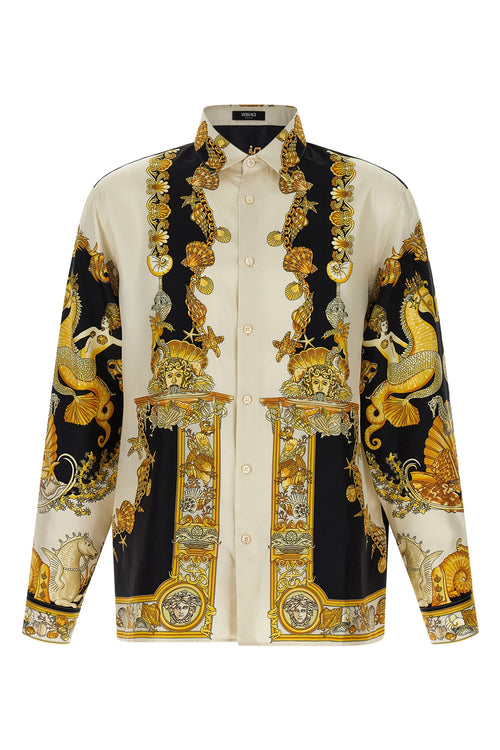 VERSACE 'Coral Theatre' shirt For Men 100% silk