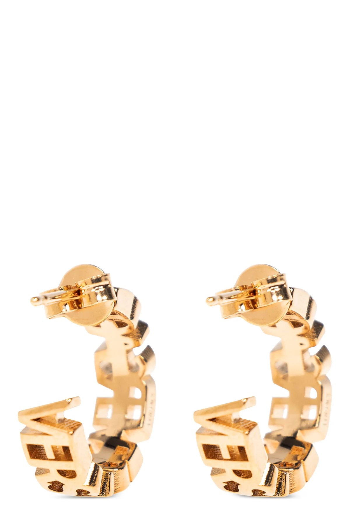 VERSACE 'Versace Logo' earrings For Women 100% metal