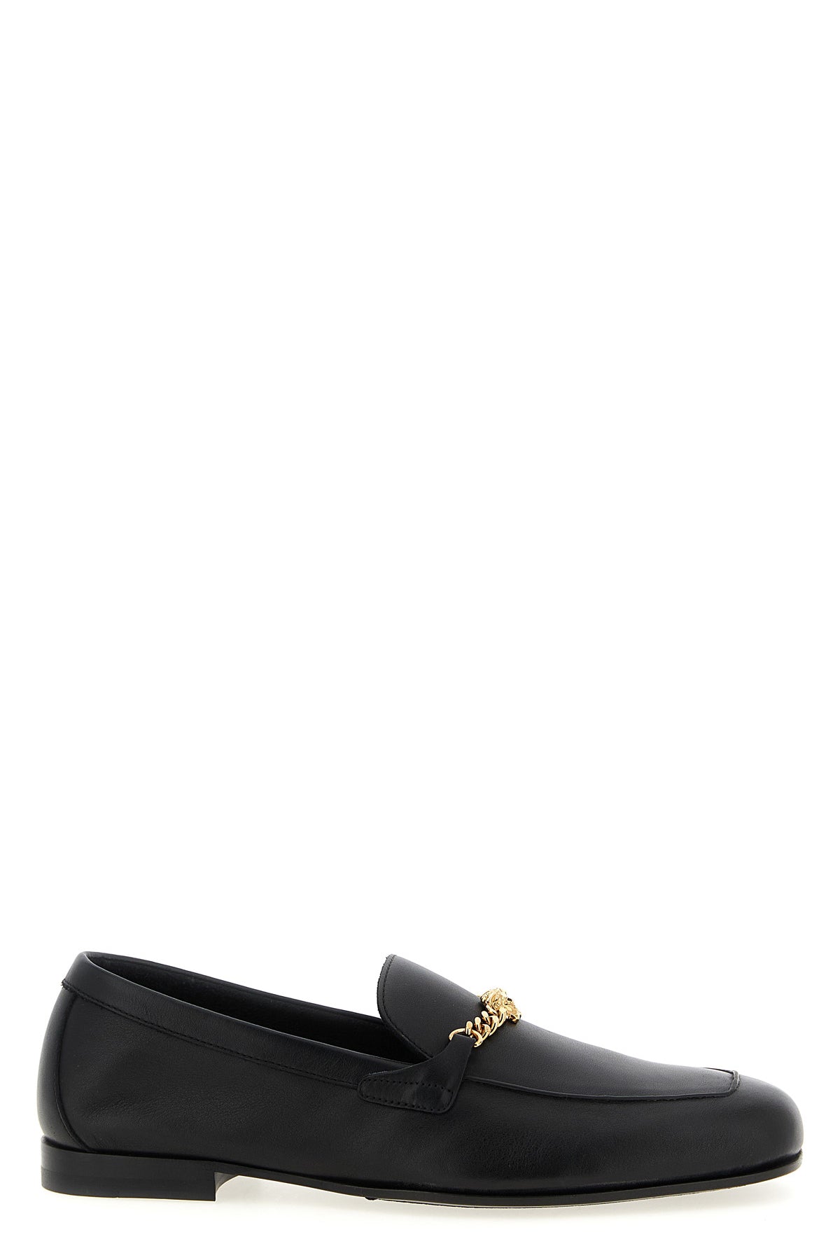 VERSACE 'Medusa' slippers For Men 100% calfskin leather (Bos Taurus)