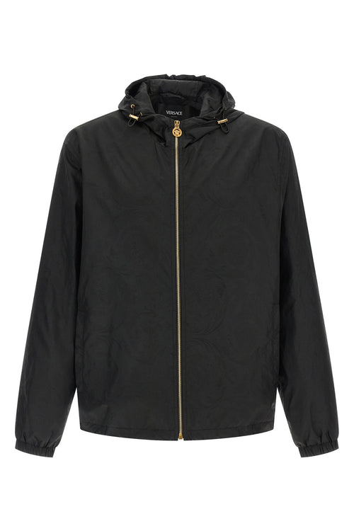 VERSACE 'Barocco' jacquard windbreaker For Men 100% nylon