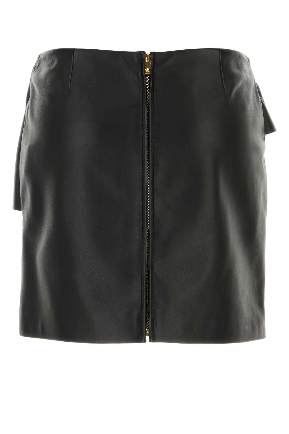 VERSACE SKIRT LEATHER LAMB For Women 1.Outer Fabric:100% Lamb SkinLining 1:100% Cupro