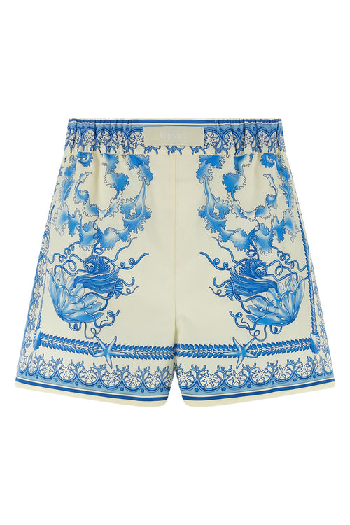 VERSACE 'Barocco' shorts For Women 100% cotton