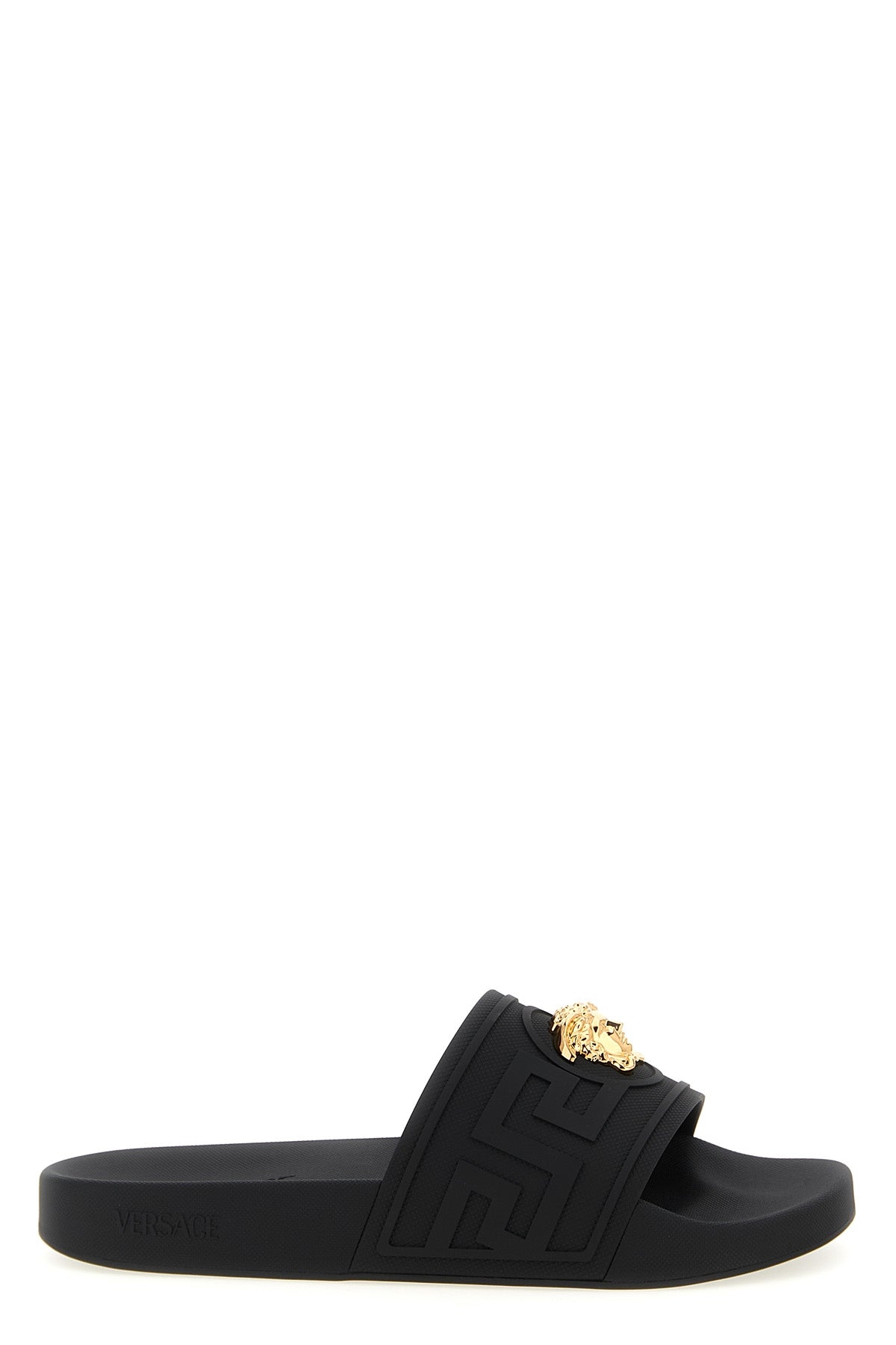 VERSACE 'La Medusa' slides For Men 60% glass 20% re 10% polyester 10% metal