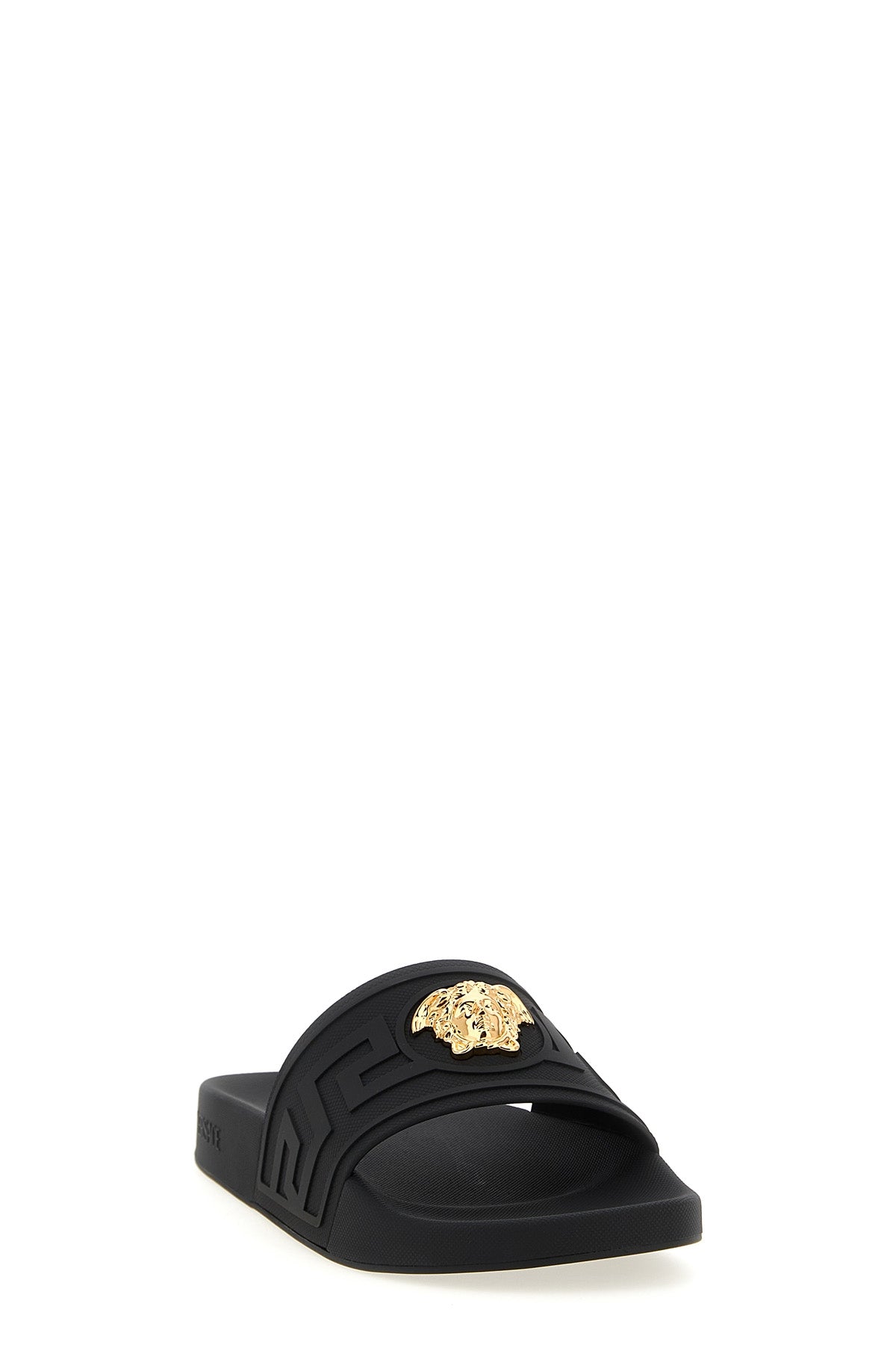VERSACE 'La Medusa' slides For Men 60% glass 20% re 10% polyester 10% metal