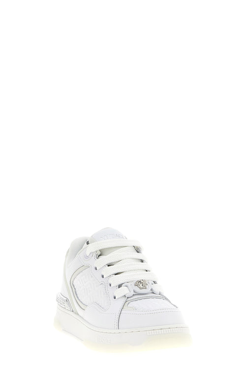 VERSACE 'Biggie Basket' sneakers For Women 100% calfskin leather (Bos Taurus)