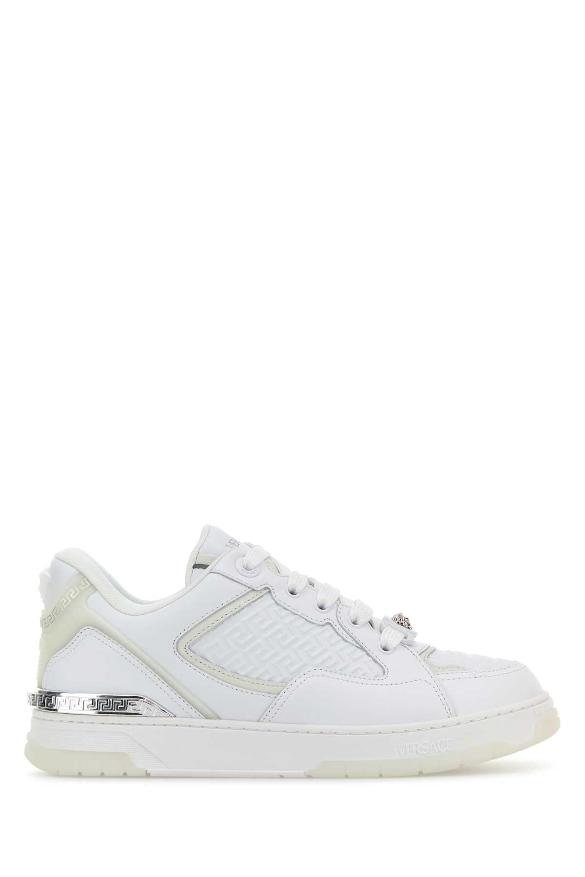VERSACE SNEAKERS CALF LEATHER For Men Lining 1:100% PolyesterOutside:100% Calf leatherSole:100% RubberTrim:100% Calf leather
