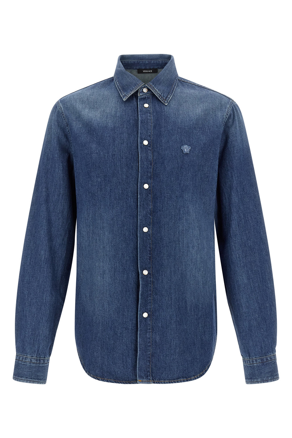 VERSACE 'Medusa' patch shirt For Men 100% cotton