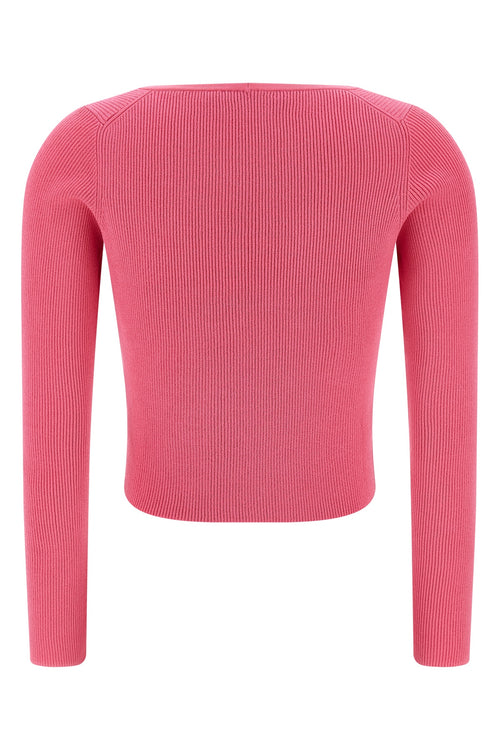 VERSACE 'Safety Pin' cardigan For Women 83% viscose, 17% polyester