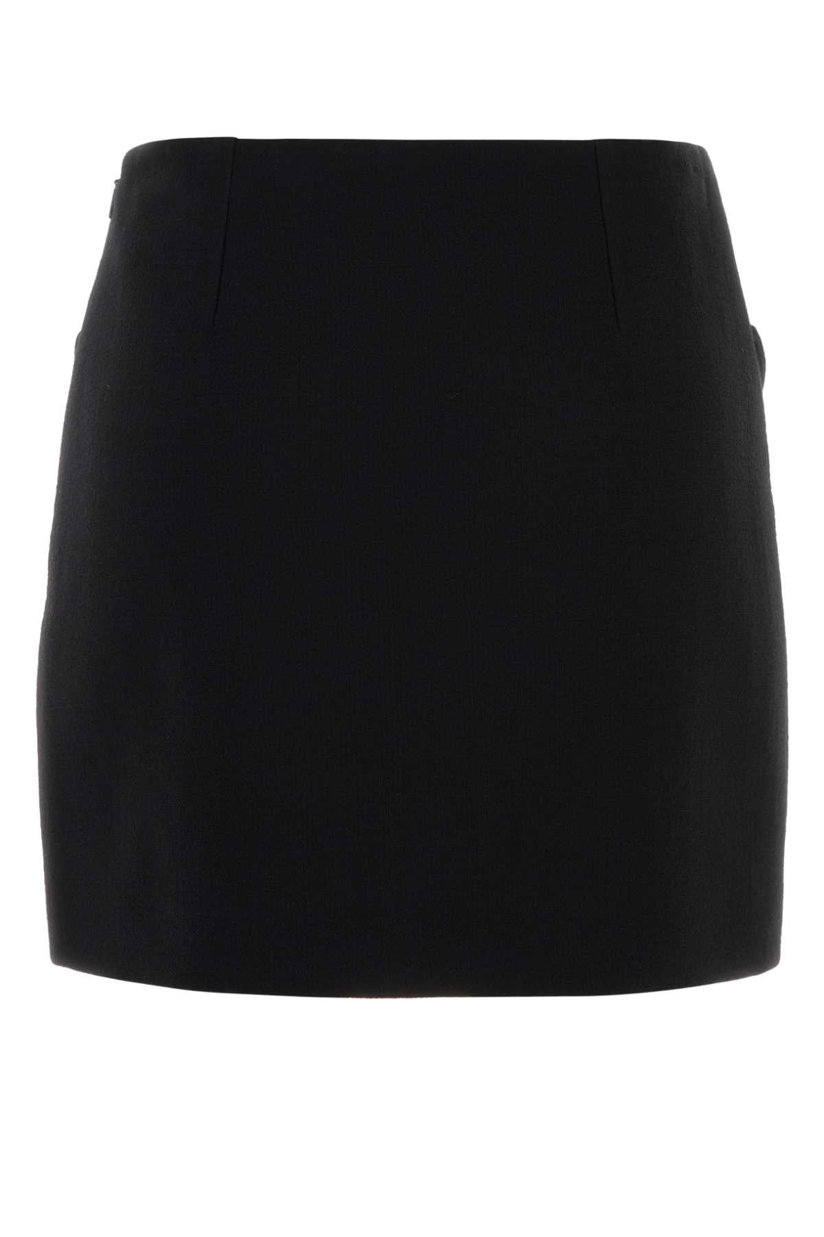 VERSACE SKIRT RESPONSIBLE LIGHT WEIGHT DOUBLE WOOL CREPE For Women 1.Outer Fabric:100% Pure Virgin Wool2.Lining:100% SilkLining 1:25% Silk, 75% Acetate