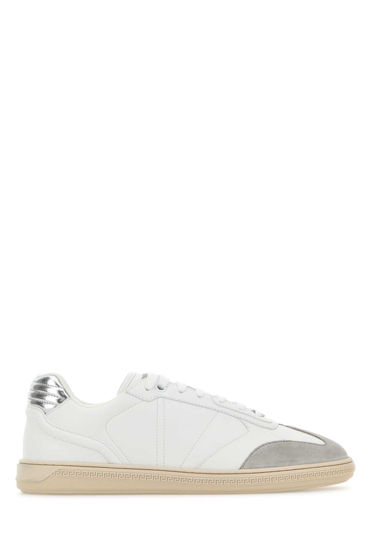 VERSACE SNEAKER FREE BIO FABRIC+SUEDE+LEATHER For Men Exterior: 100% Leather Interior: 100% Fabric Sole: Rubber