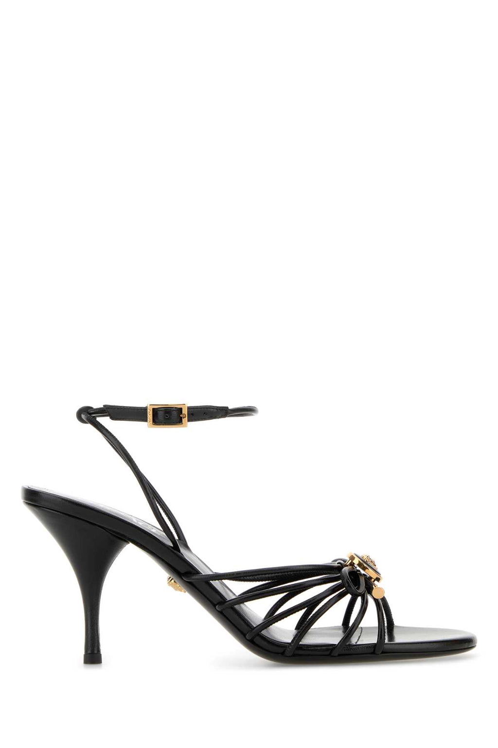 VERSACE SANDAL T.85 LAMB LEATHER For Women Exterior: 100% Nappa leather Interior: 100% Leather Sole: Leather
