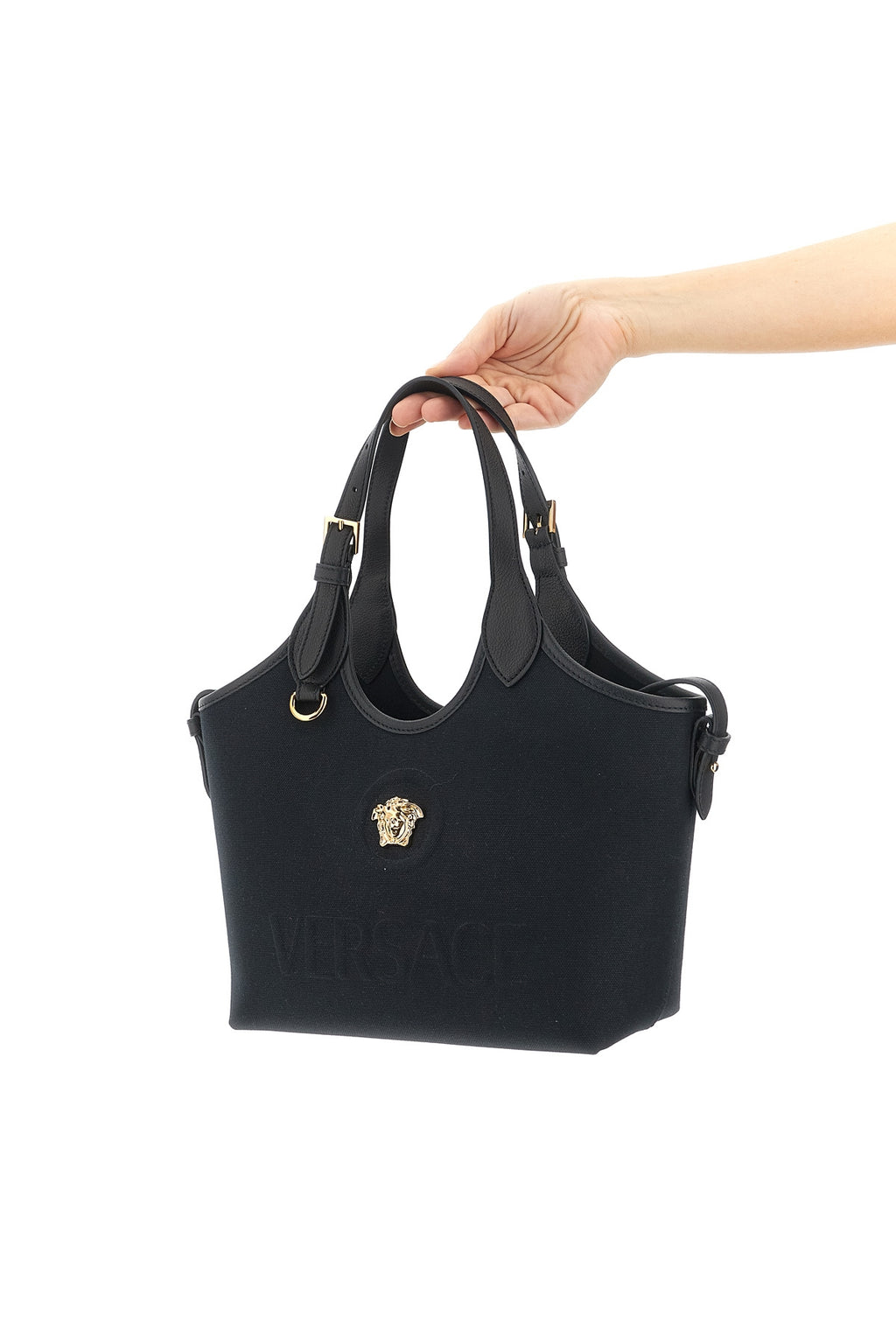 VERSACE 'La Medusa' mini shopping bag For Women 100% cotton