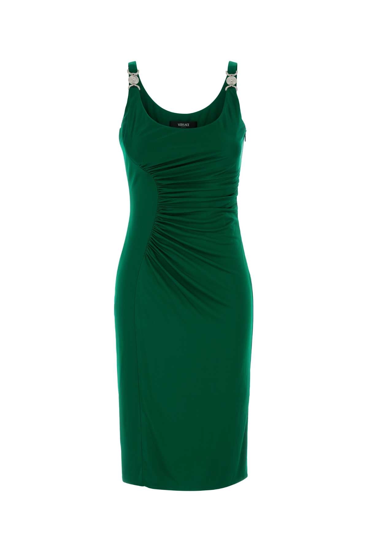 VERSACE COCKTAIL DRESS RESPONSIBLE VICOSE LIQUID JERSEY For Women Exterior: 100% Viscose Lining: 100% Viscose