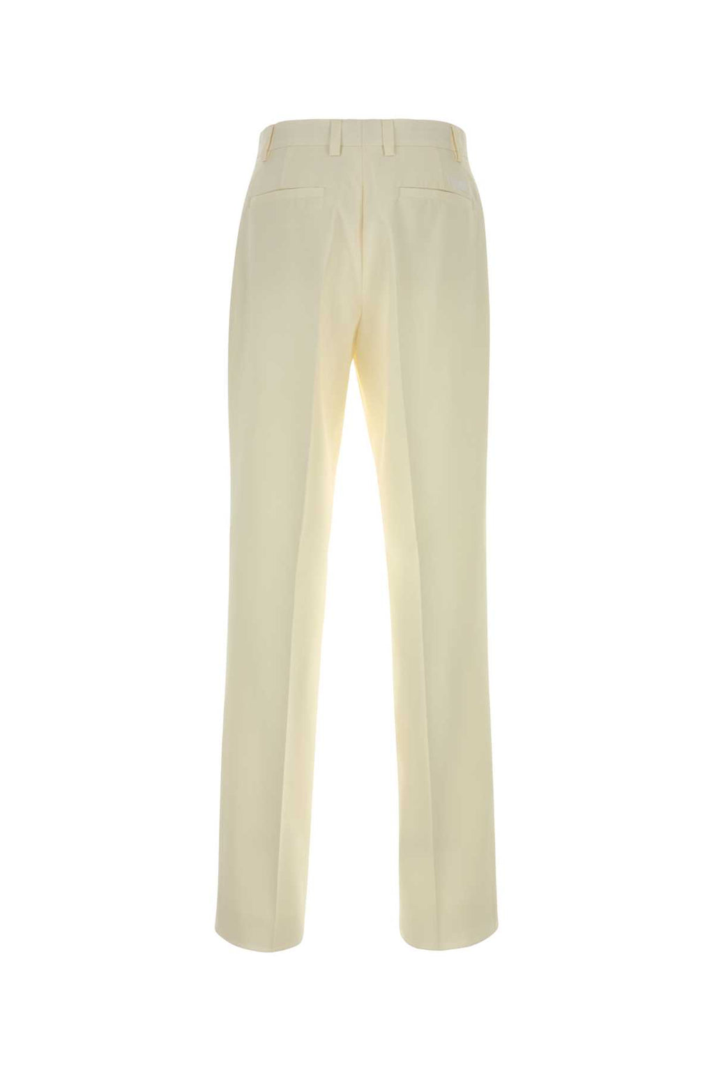 VERSACE FORMAL PANT PLAIN WOOL FABRIC For Men Exterior: 90% Wool 10% Nylon