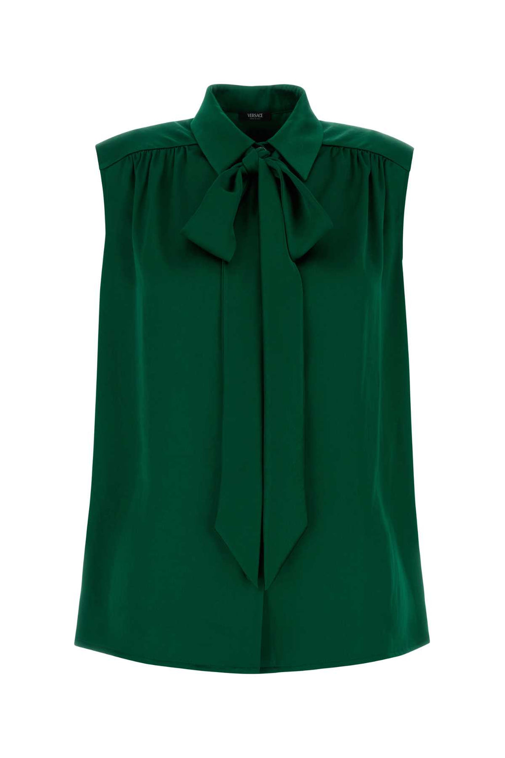 VERSACE INFORMAL SHIRT RESPONSIBLE WASHED TECHNO SATIN For Women Exterior: 100% Polyester