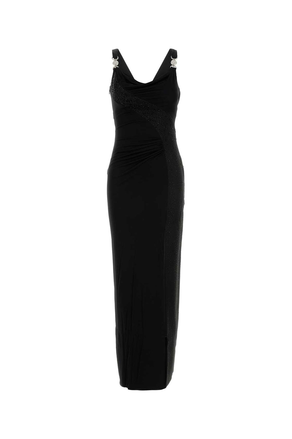 VERSACE GOWN RESPONSIBLE VICOSE LIQUID JERSEY For Women Exterior: 100% Viscose