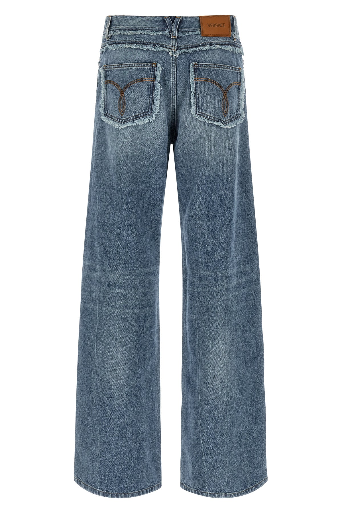 versace Fringed jeans