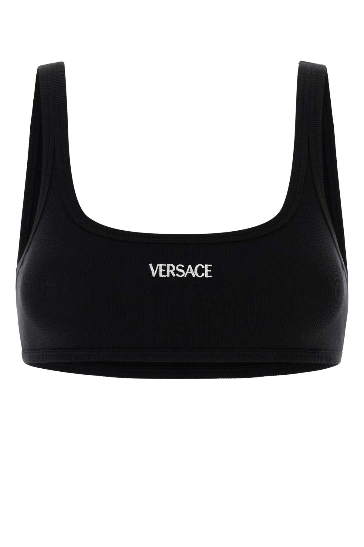 VERSACE BRA BIO COTTON RIB For Women Exterior: 93% Cotton 7% Elastane