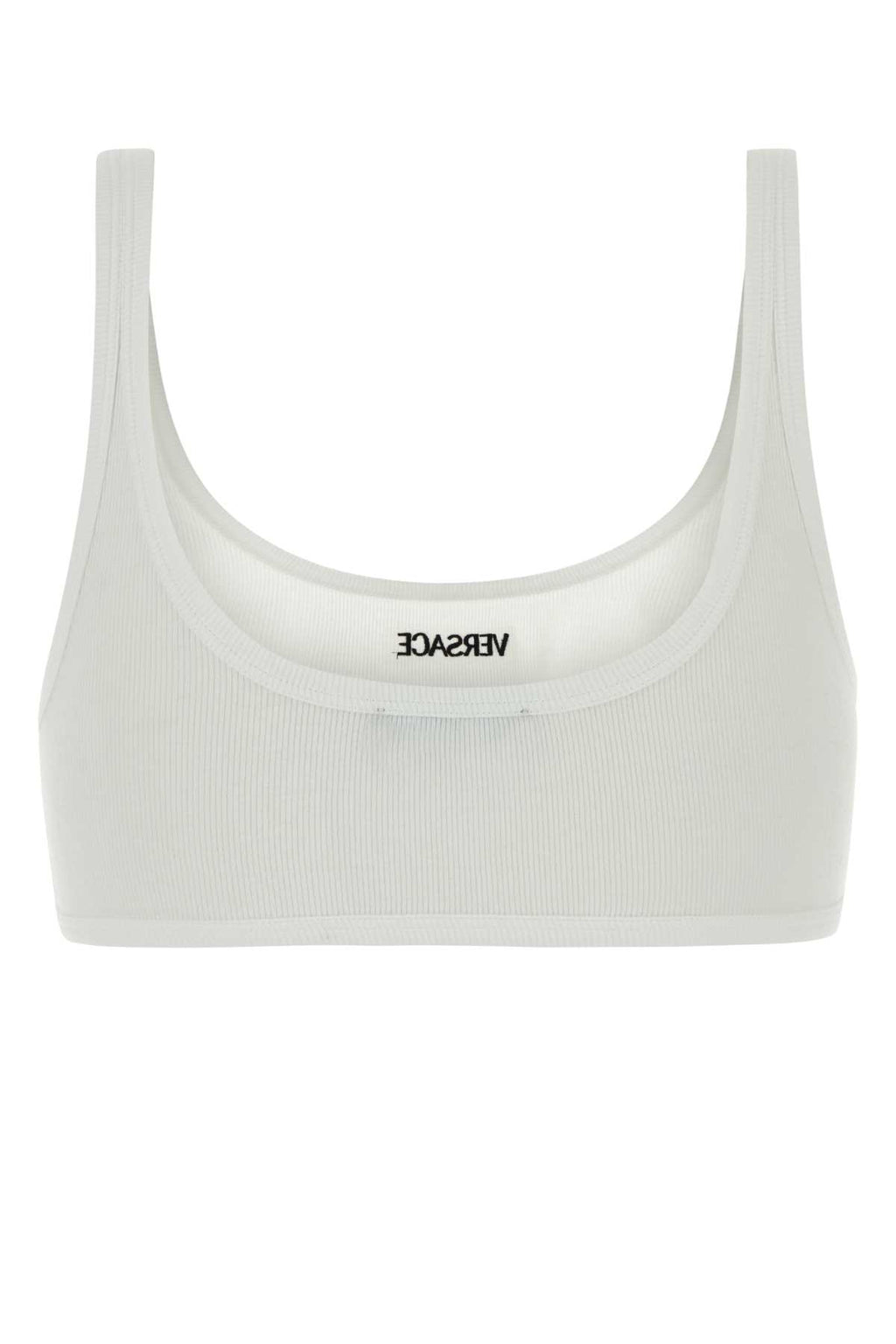 VERSACE BRA BIO COTTON RIB For Women Exterior: 93% Cotton 7% Elastane