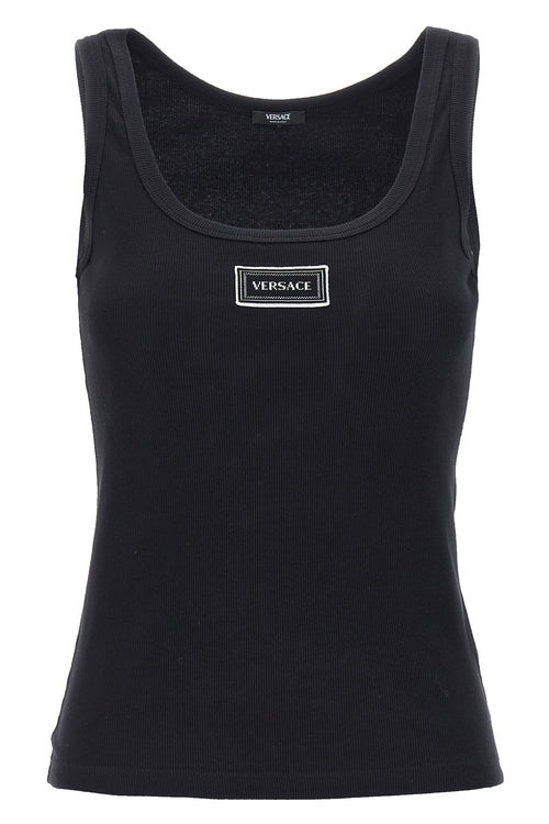 VERSACE '90s Vintage Logo' tank top For Women 93% cotton, 7% elastane