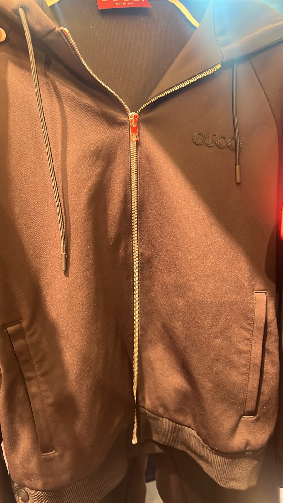 Technical Jersey Zip-Up Hoodie
