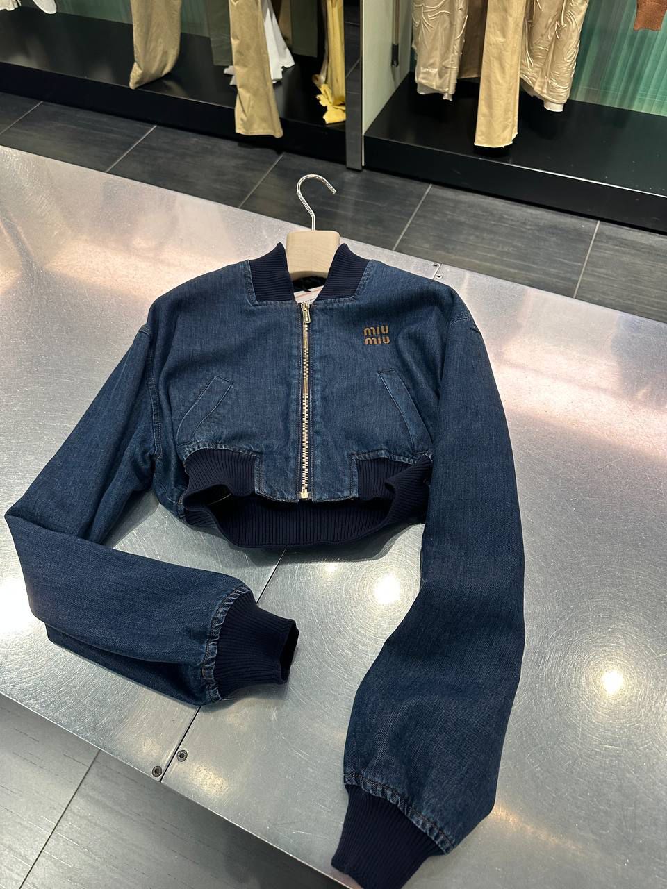 Denim Bomber Jacket