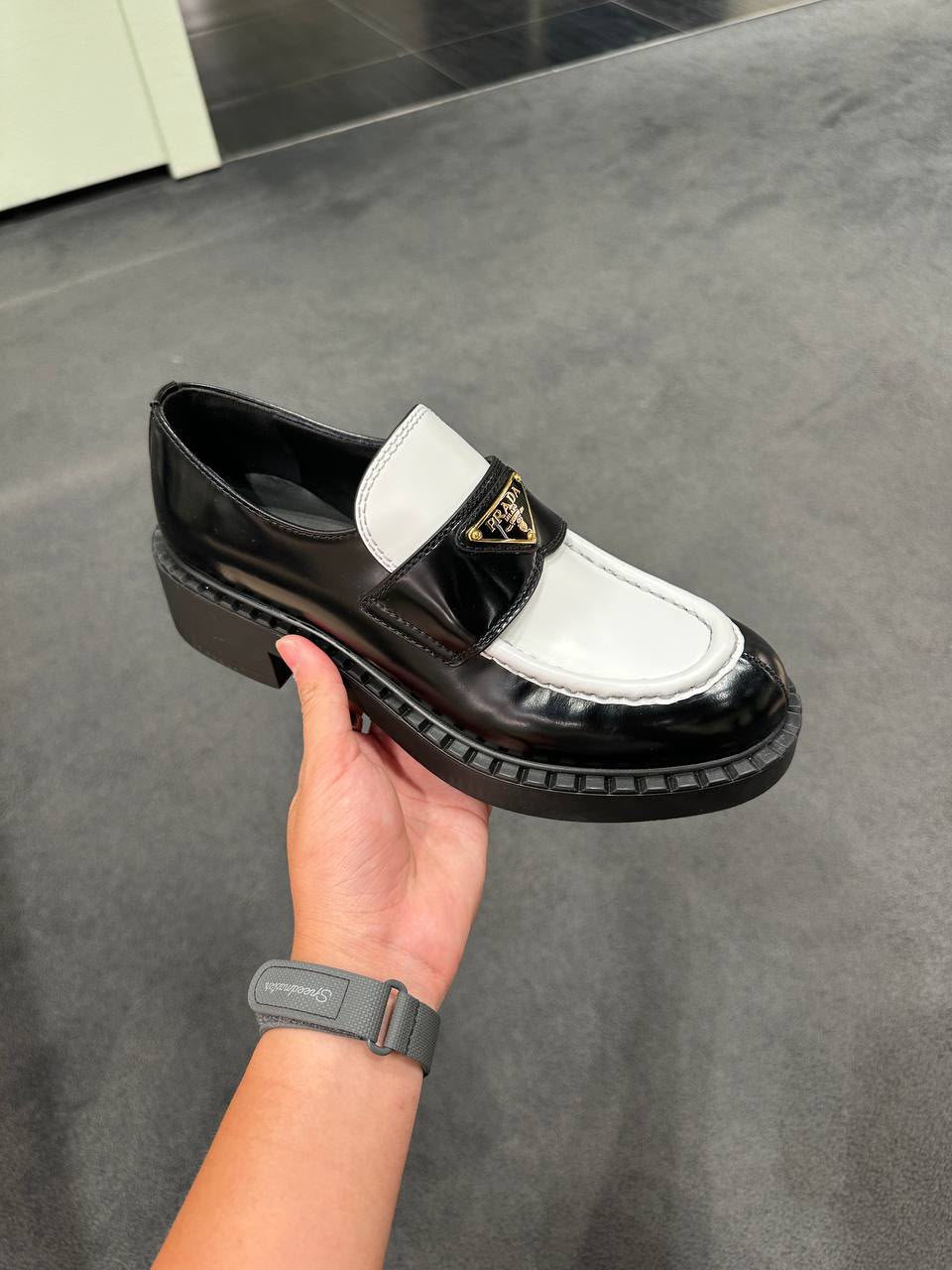 Brushed Leather Loafers