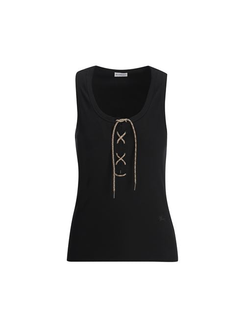 Top realizzato in cotone ed elastan