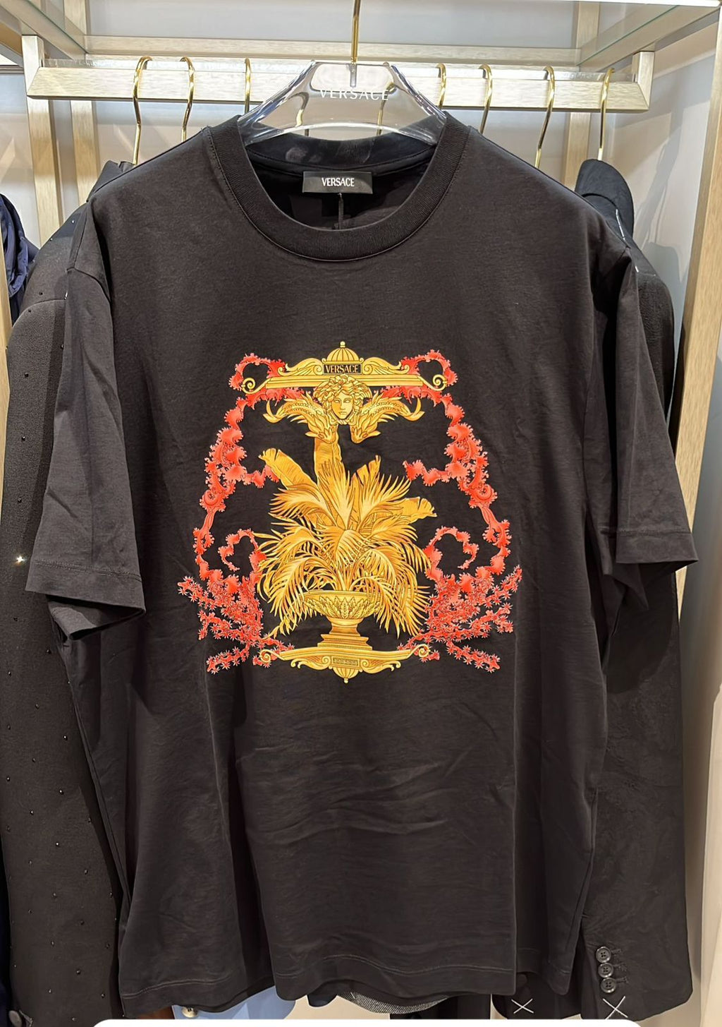 Medusa Tropical Print T-Shirt
