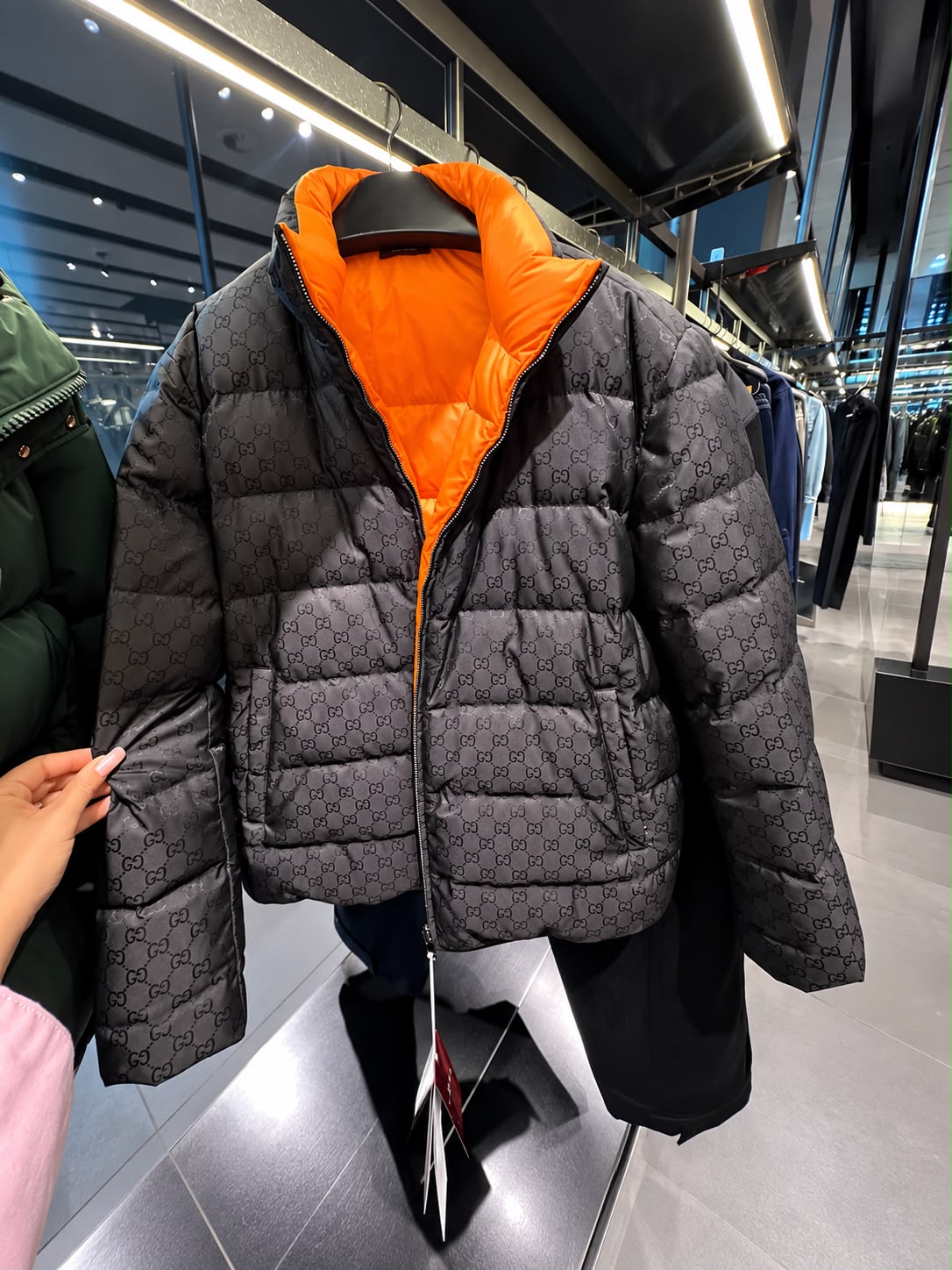 GG Nylon Down Jacket