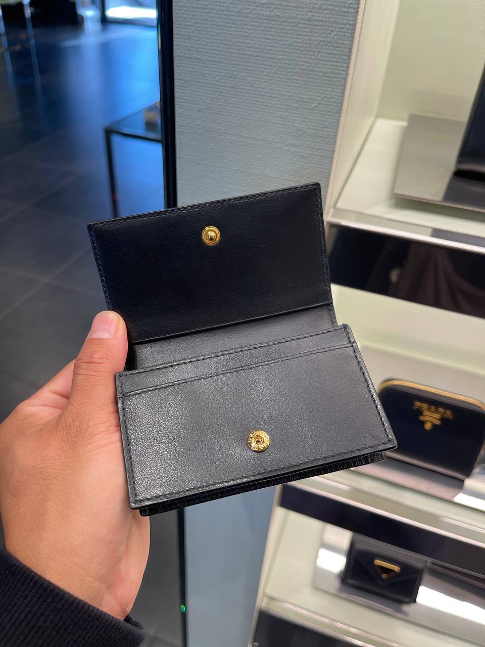 Saffiano Leather Card Holder