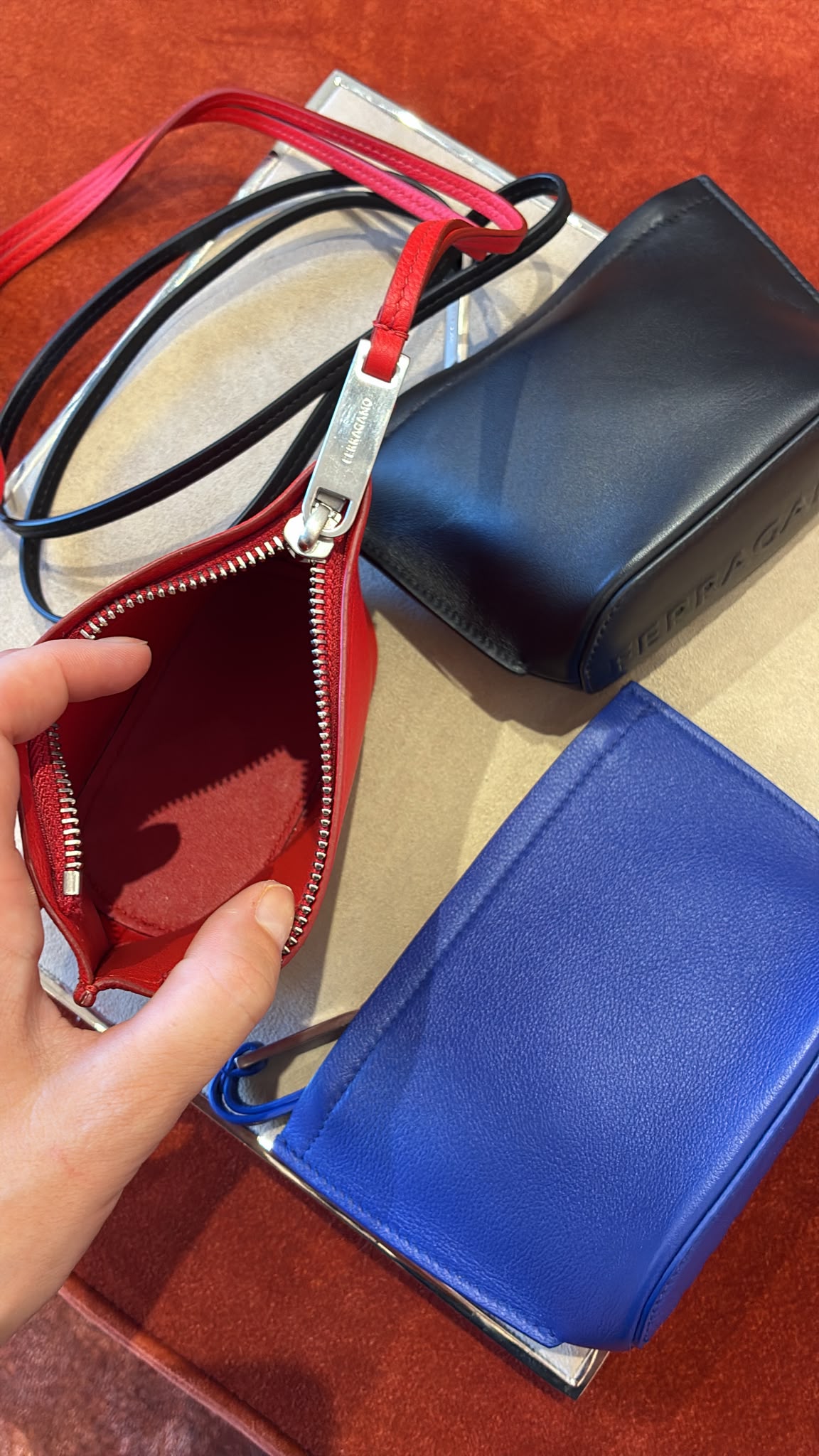 Ferragamo Small Pouch with Strap
