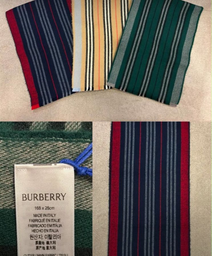Striped Wool Scarf