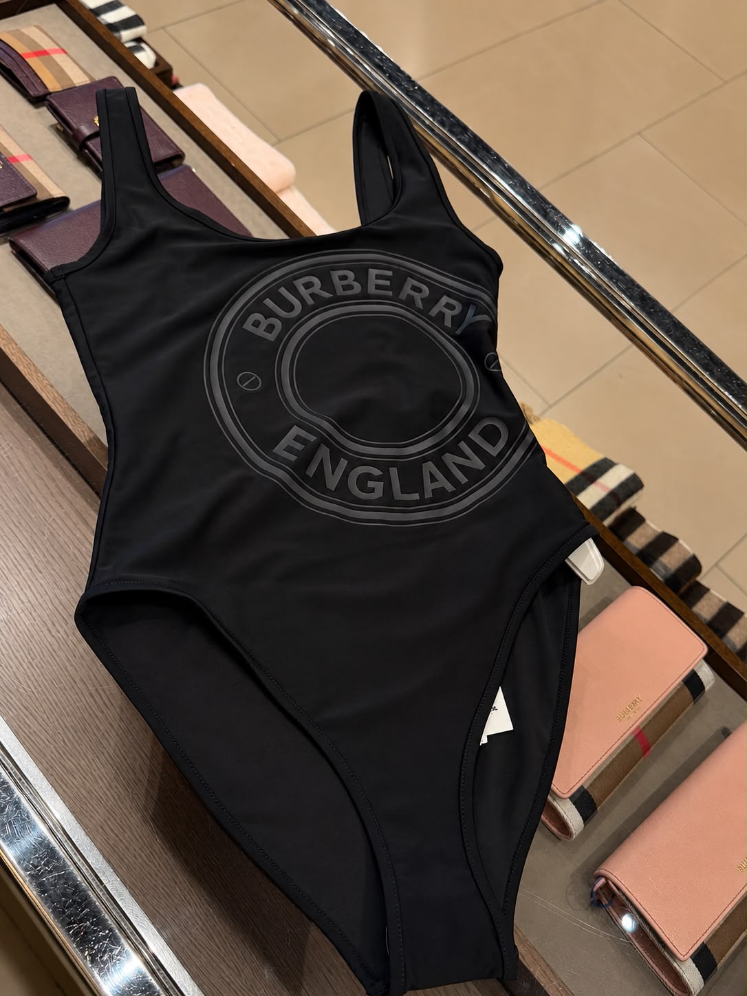 Logo Print Swimsuit