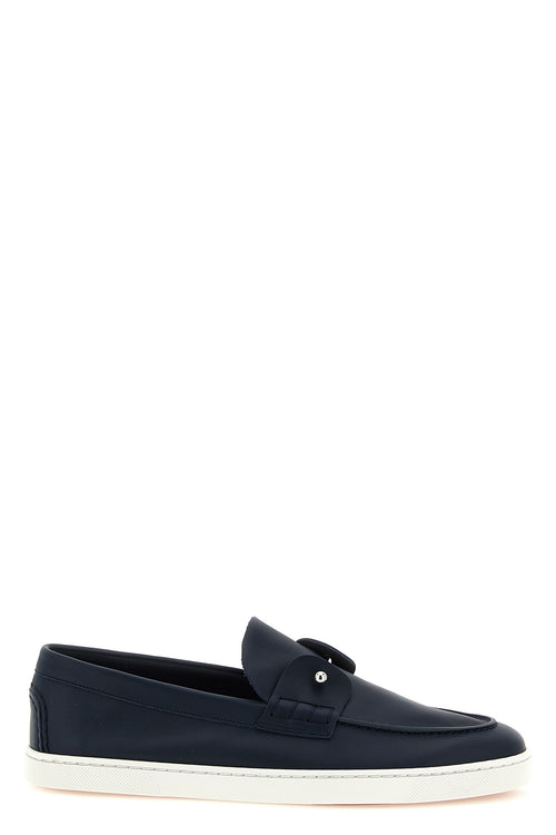 CHRISTIAN LOUBOUTIN 'Chambeliboat' loafers For Men 100% calfskin leather (Bos Taurus)