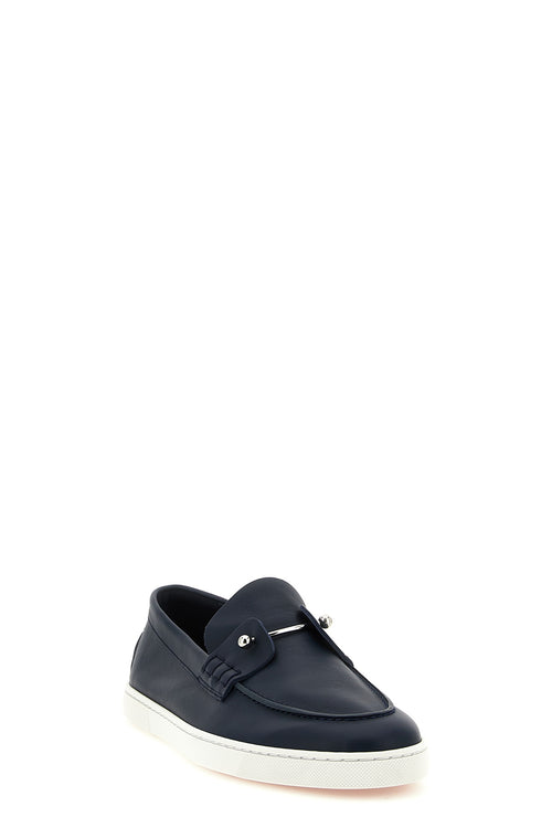 CHRISTIAN LOUBOUTIN 'Chambeliboat' loafers For Men 100% calfskin leather (Bos Taurus)